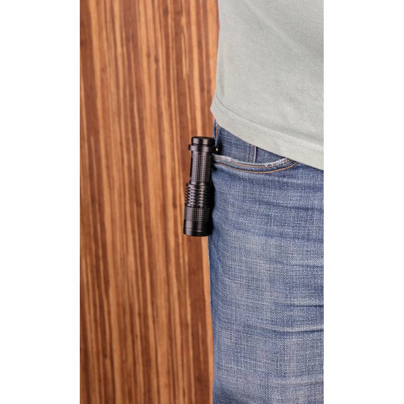 Vreckové 3W CREE svietidlo, čierna Vreckové 3W CREE svietidlo, čierna